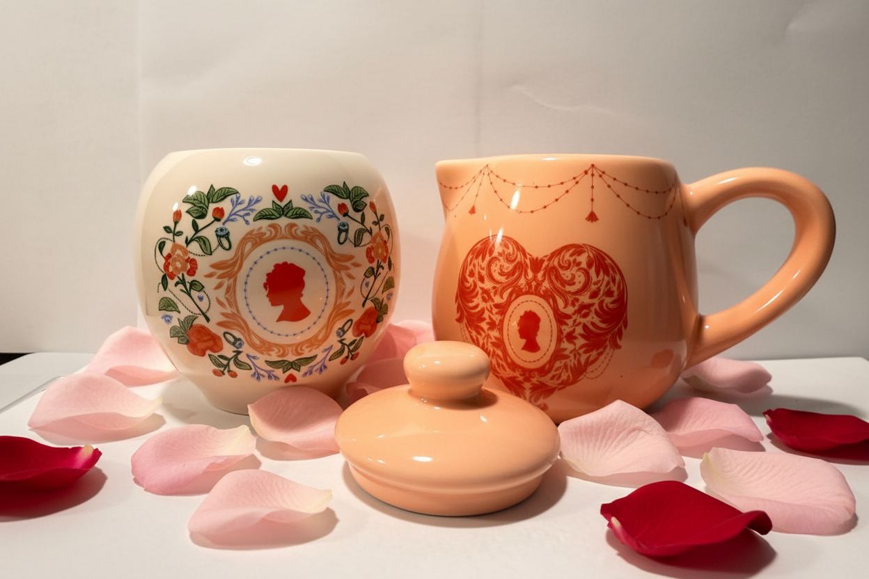 Sugar set and creamer/Set de azucarera y cremera.