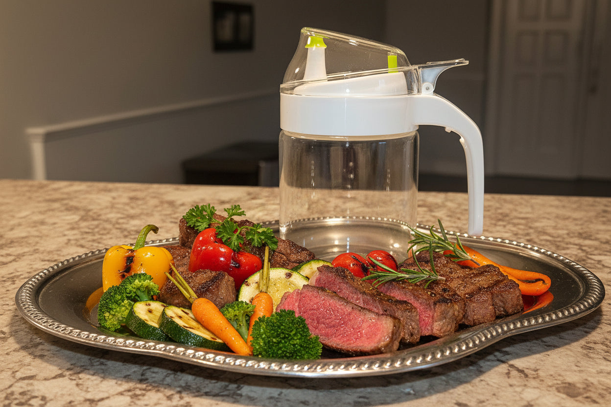 Dispensador de aceite.