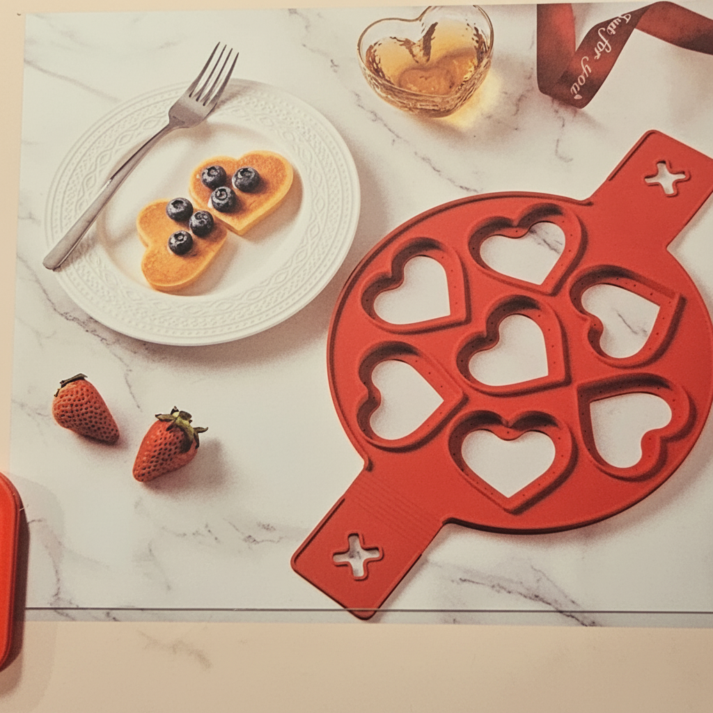 Silicone mold/Molde de silicona.