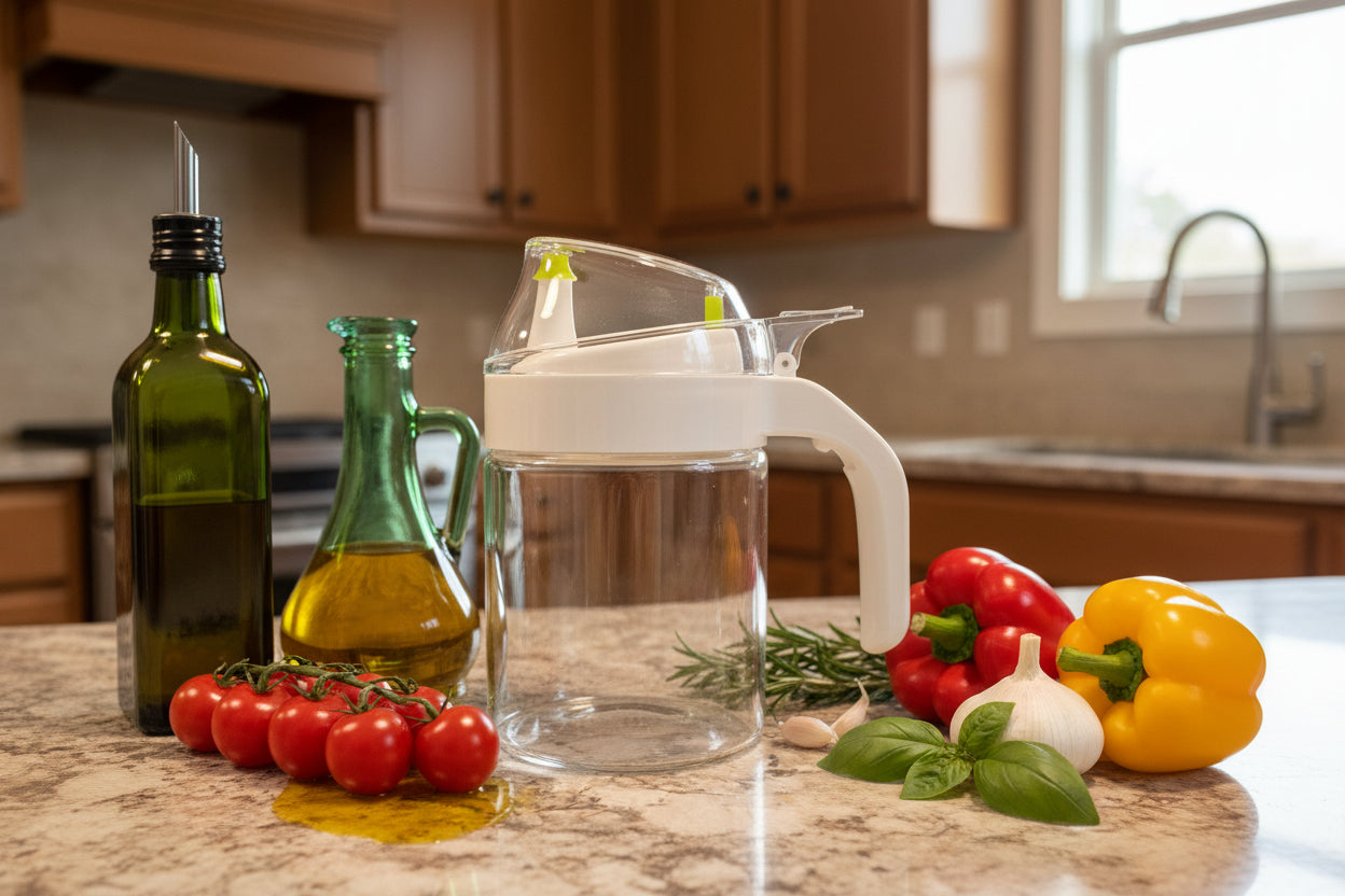 Dispensador de aceite.