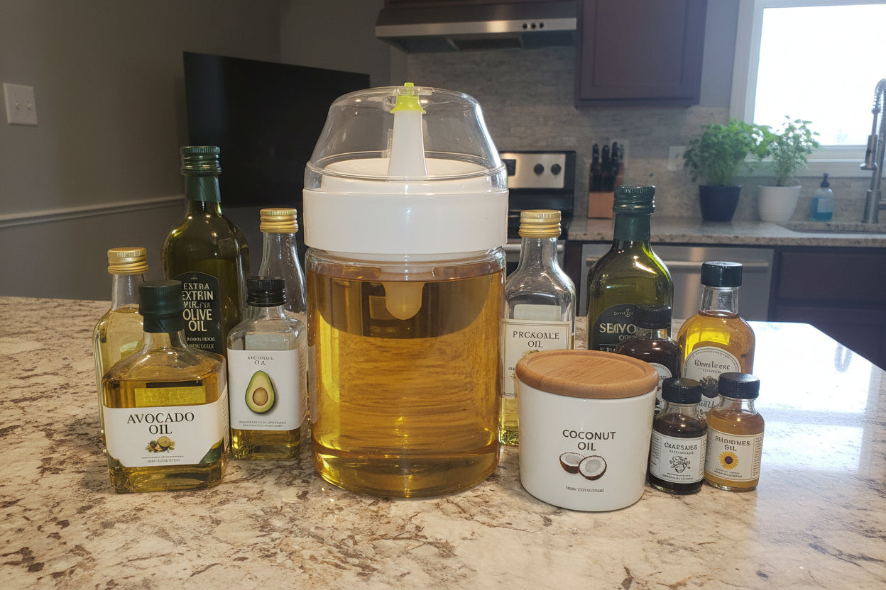 Dispensador de aceite.